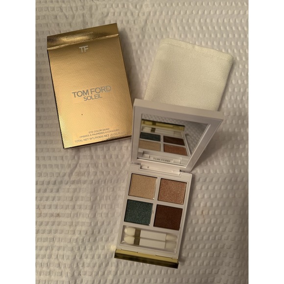 Tom Ford Other - Tom Ford Soleil Eye Color Quad 01 Emerald Dusk Eyeshadow Palette 0.21oz 6g NEW